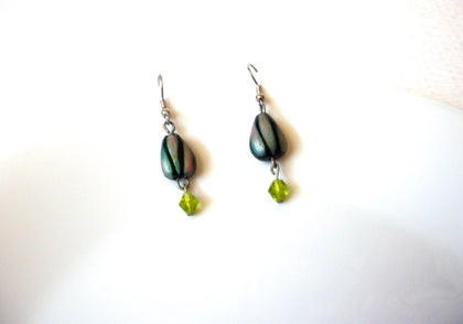 Hand Made Glass Dangle Earrings 120820