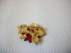 KC Stamped Vintage Poinsettia Brooch 40520