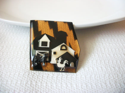 Lucinda House Pins, Rooster Cow House Pins 40720