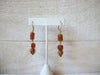 Retro Amber Glass Earrings 60320