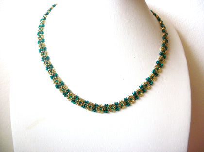 Vintage Native American Hand Made Shorter Choker Necklace 121420