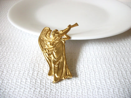 Vintage Stamped 1989 Angel Brooch 40720