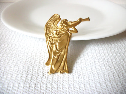 Vintage Stamped 1989 Angel Brooch 40720
