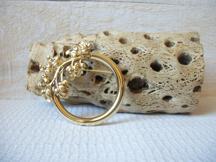 Vintage Circle Leaves Brooch 60320