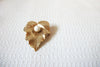 Retro Pearl Leaf Brooch 60320