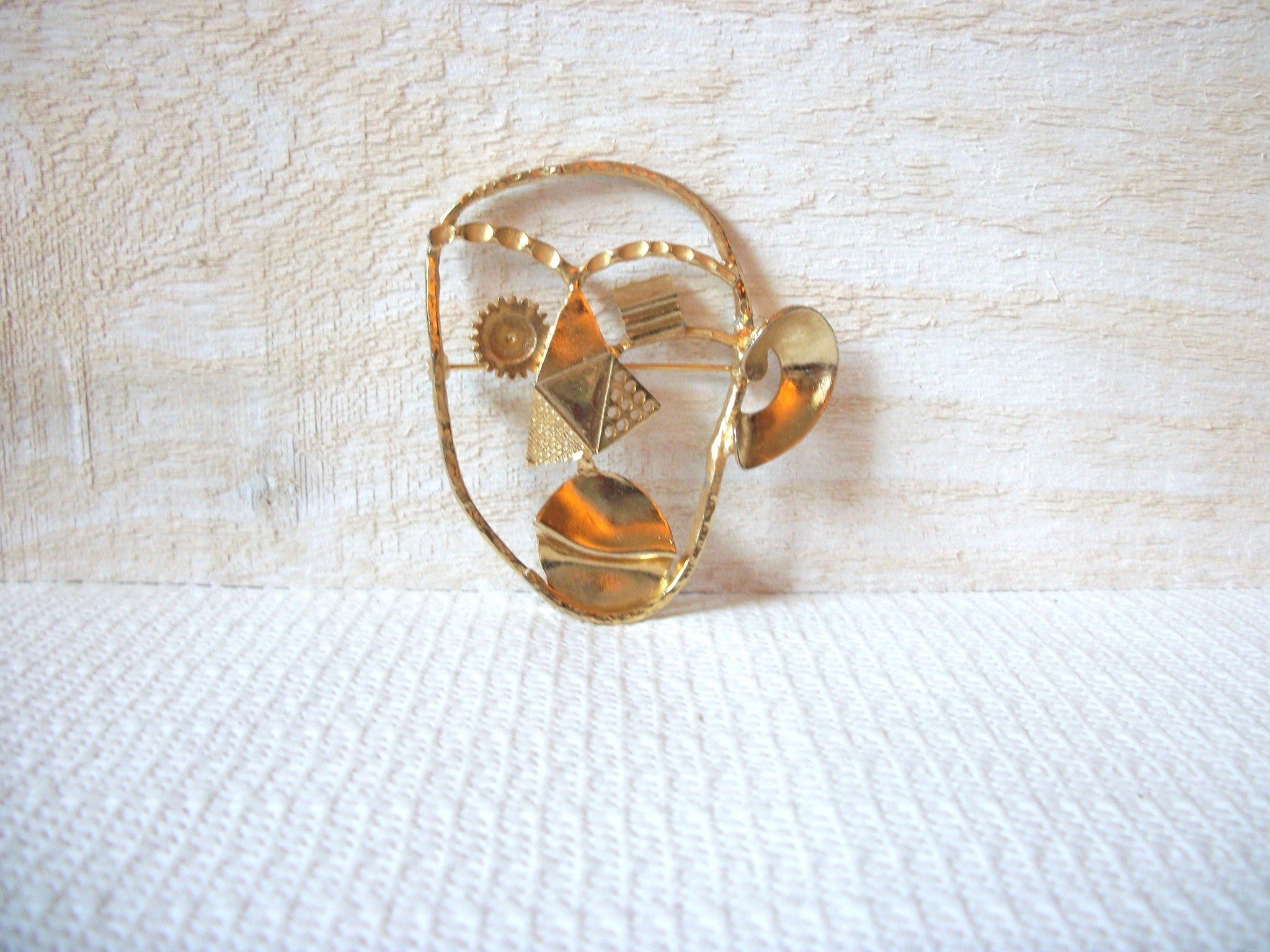 Retro Pretty Head Face Brooch 60320