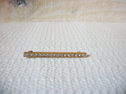 MONET Thin Rhinestones Bar Brooch 60320