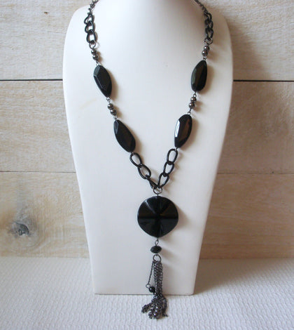Retro Black Necklace  60420