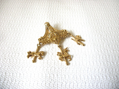 Vintage Carousel Unicorn Brooch 40720