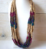 Bohemian Wood Necklace 60420