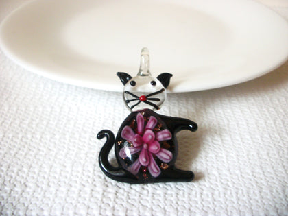MURANO Glass Cat Pendant 40820