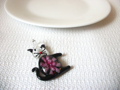 MURANO Glass Cat Pendant 40820