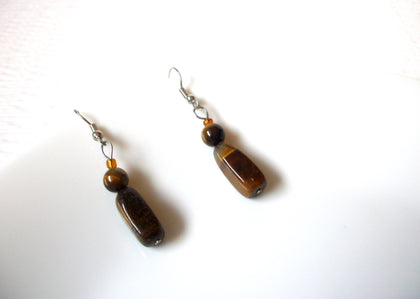 Hand Made Tigers Eye Earrings 121420