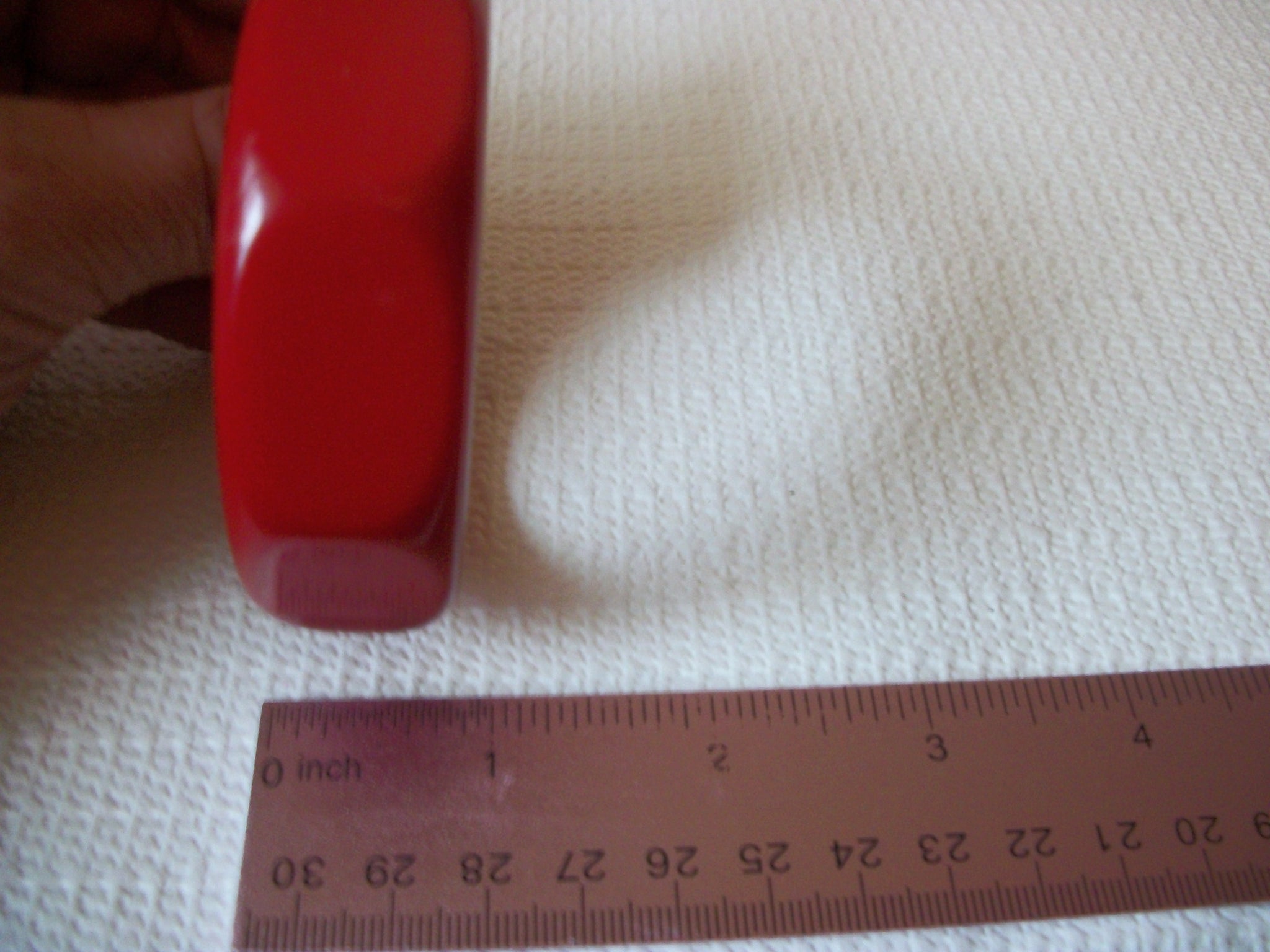 Vintage Old Plastic Red Bangle 40820