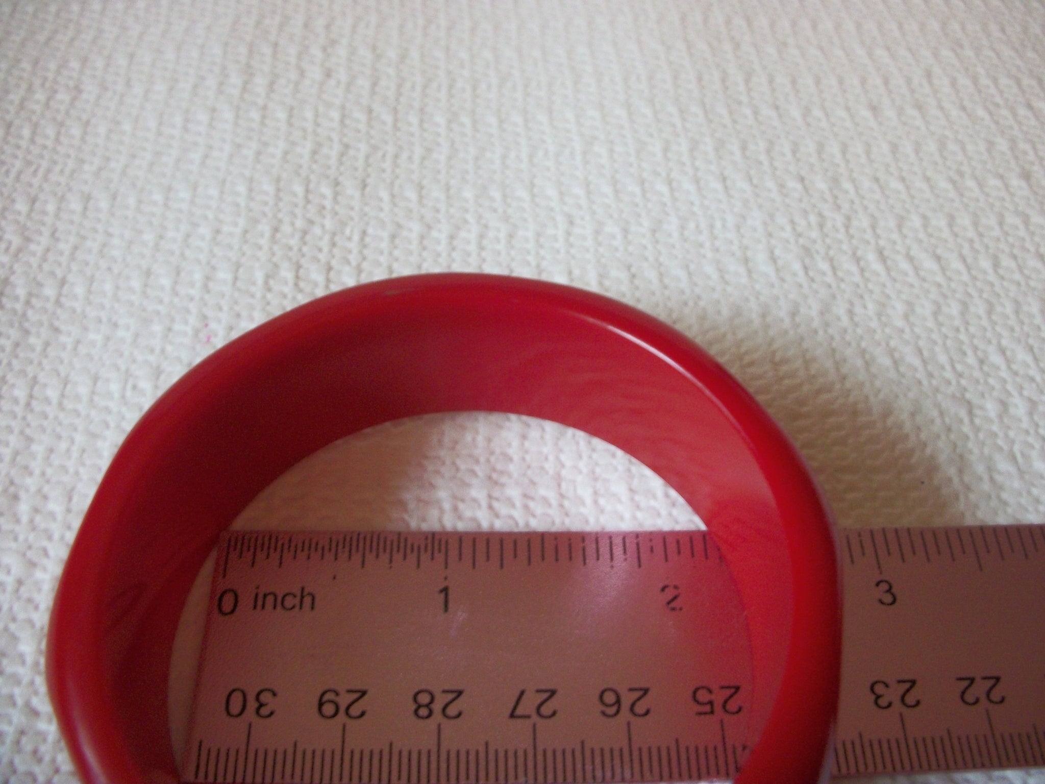 Vintage Old Plastic Red Bangle 40820