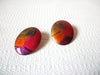 Retro 1970s Water Color Earrings 60520