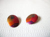 Retro 1970s Water Color Earrings 60520