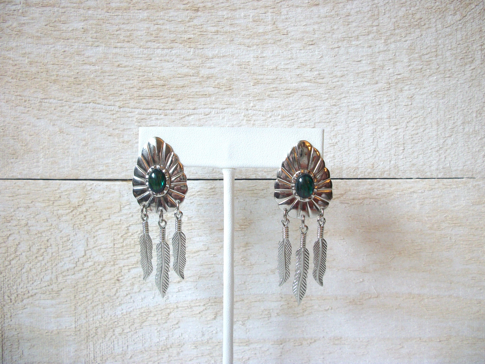 Native American Feather Earrings 60520