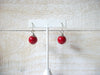 Red Retro Dangle Earrings 60520