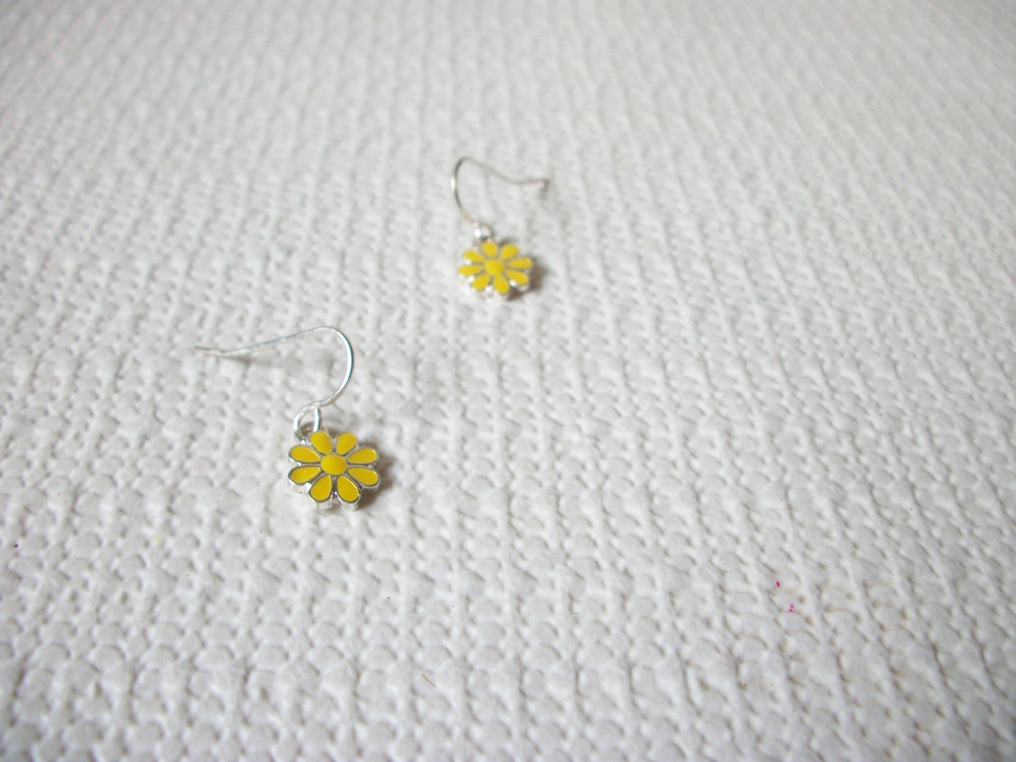 Retro Dainty Yellow Flower Earrings 60520