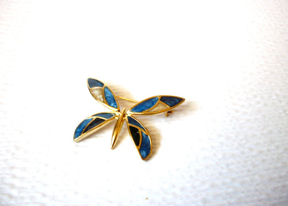 Vintage LC Stamped Butterfly Brooch Pin 121420