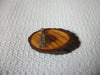 Vintage Wood Lacquered Spider Web Brooch 40820