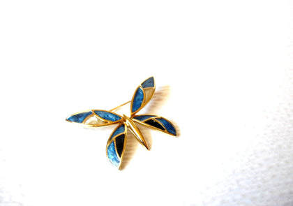 Vintage LC Stamped Butterfly Brooch Pin 121420