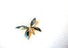 Vintage LC Stamped Butterfly Brooch Pin 121420