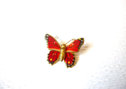 Vintage Colorful Butterfly Brooch Pin 121420