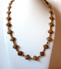 Vintage Brown Jasper Necklace 60620