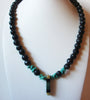 Vintage Turquoise Stone Chips Necklace 60720