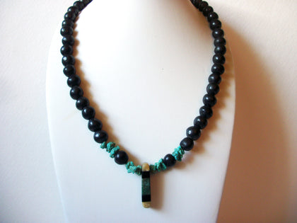 Vintage Turquoise Stone Chips Necklace 60720