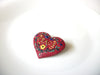 Hand Made Heart Brooch Pin 121120
