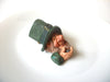 Vintage FINNLANS 1994 Thick Leprechaun Brooch Pin 121120