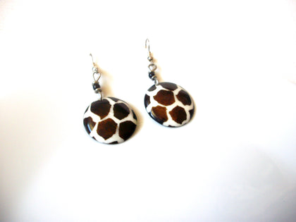 Hand Made Shell Animal Print Earrings 121520