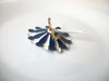Retro Red White Blue Large Flower Brooch Pin 121120