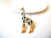 Retro Larger Rhinestone Giraffe Brooch Pin 121520