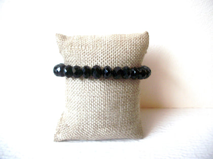 Black Czech Glass Bracelet 121120
