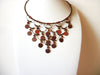 Vintage Copper Toned Choker Necklace 60620
