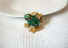 Vintage Enameled Sweet Frog Brooch 41020