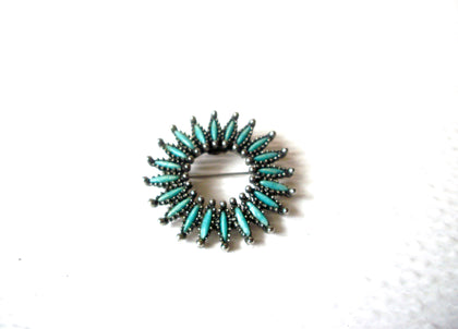 Southwestern Simulated Stone Brooch Pin 121220