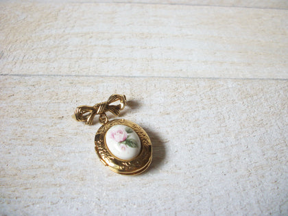 Retro Stone Hand Painted Picture Brooch 60820