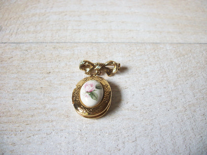 Retro Stone Hand Painted Picture Brooch 60820