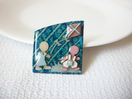 Lucinda Designs, Little Cute People Playing Lucinda Pins 41020