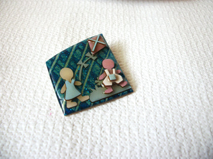 Lucinda Designs, Little Cute People Playing Lucinda Pins 41020