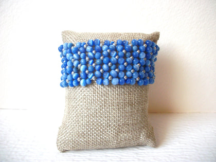 Retro Glass Tigers Eye Bracelet 121220