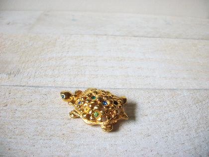 AVON Rhinestones Turtle Brooch 60820