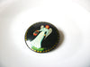 Vintage Russian Signed Lacquered Angel Brooch Pin 121620
