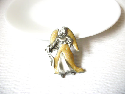Vintage 1950s Angel Brooch Pin 121620
