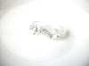Clear Glass Seahorse Brooch Pin 121620